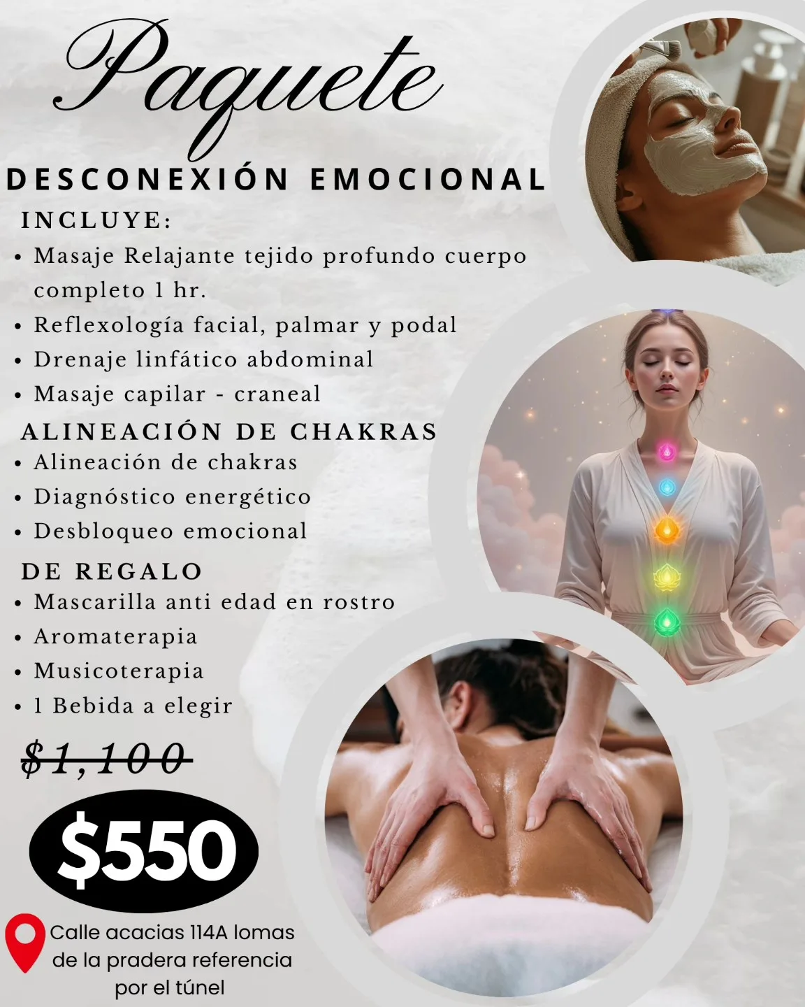 Paquete Desconexión Emocional de Saluté Spa